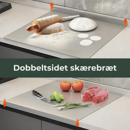 ProSkær™ – Professionelt skærebræt i rustfrit stål – uden PFA'er
