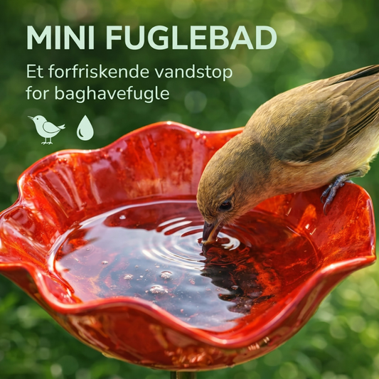 FugleFryd Oase™  - Fuglebad & Vandstation til Haven