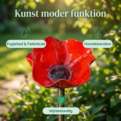 FugleFryd Oase™  - Fuglebad & Vandstation til Haven