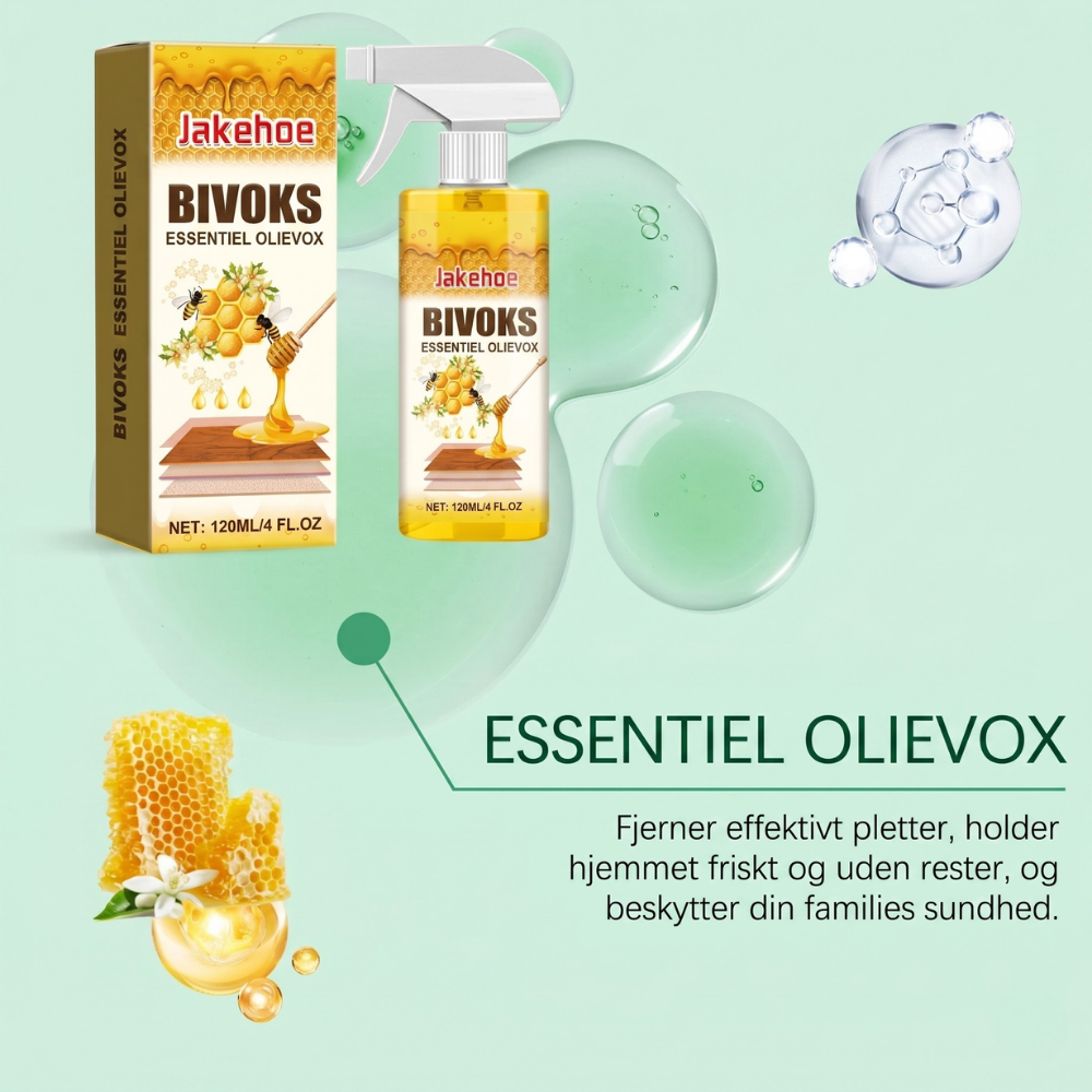 TræForny™ | Naturlig Bivoks Spray til Fornyelse af Træ