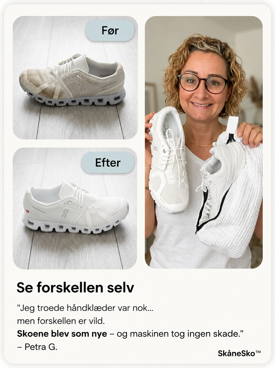 SkåneSko™ | Oplev bekvemmeligheden ved at vaske dine sko sikkert
