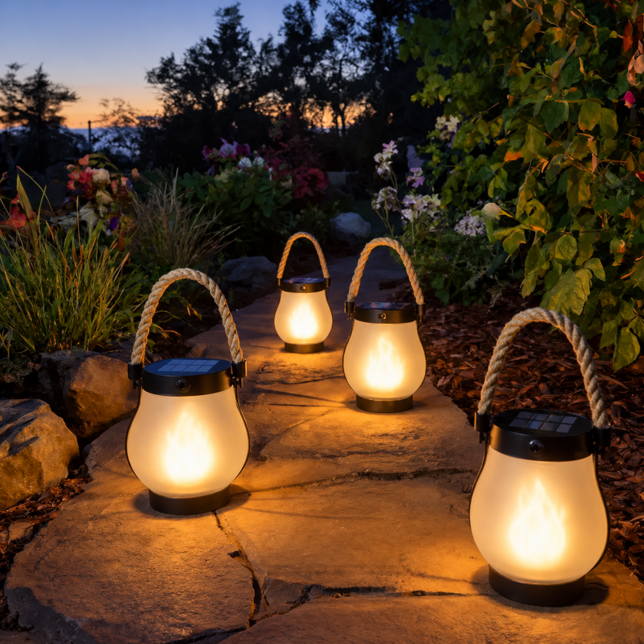 Solglød Lampe™ | lanternen med den evige flamme