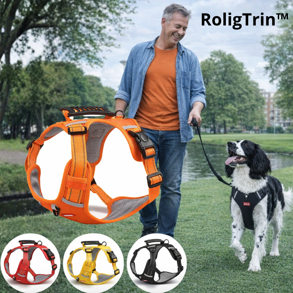 RoligTrin™ Hundesele | Mere kontrol og komfort på hver gåtur