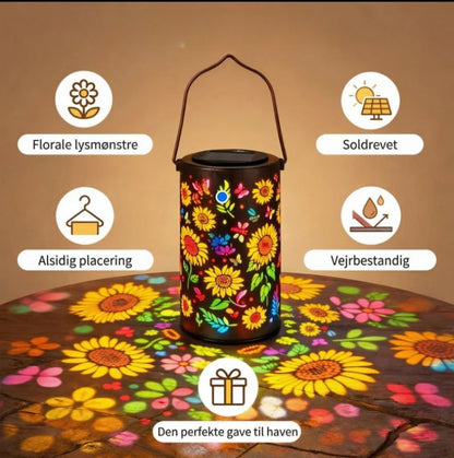 Solblomst Lanterne™ | Solcelledrevet solblomst lanterne